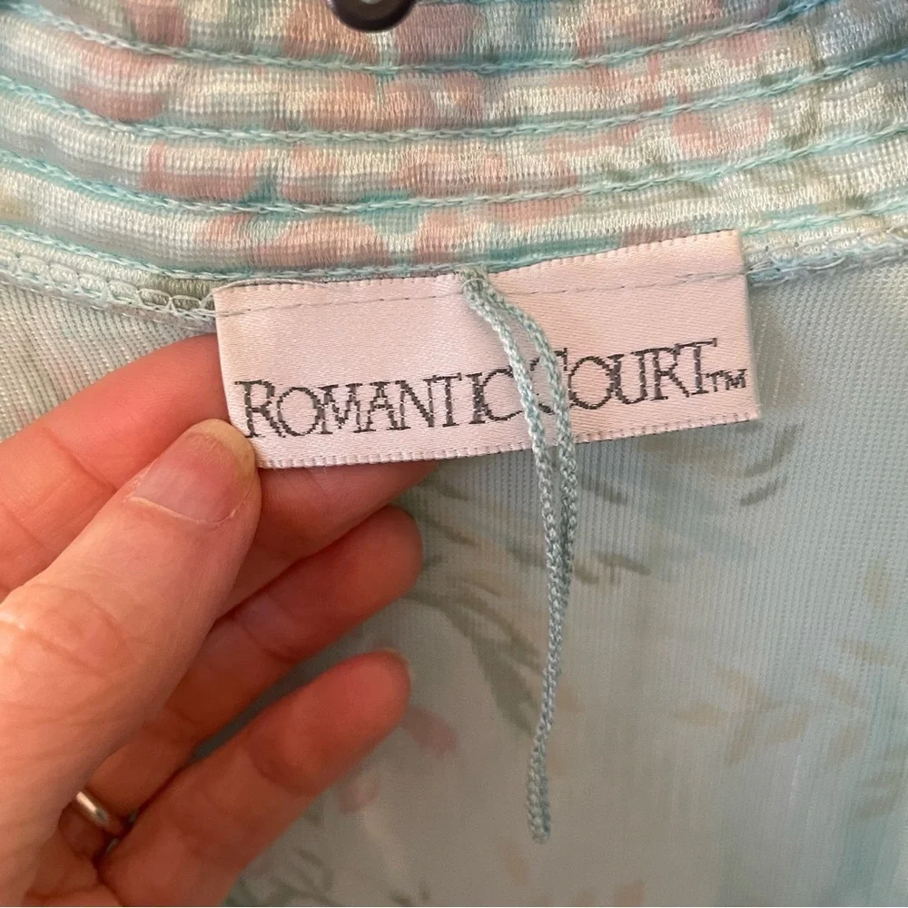 Elegant Mint Women's Robe and‎ nightgown